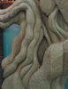 Custom carved tree sculpture